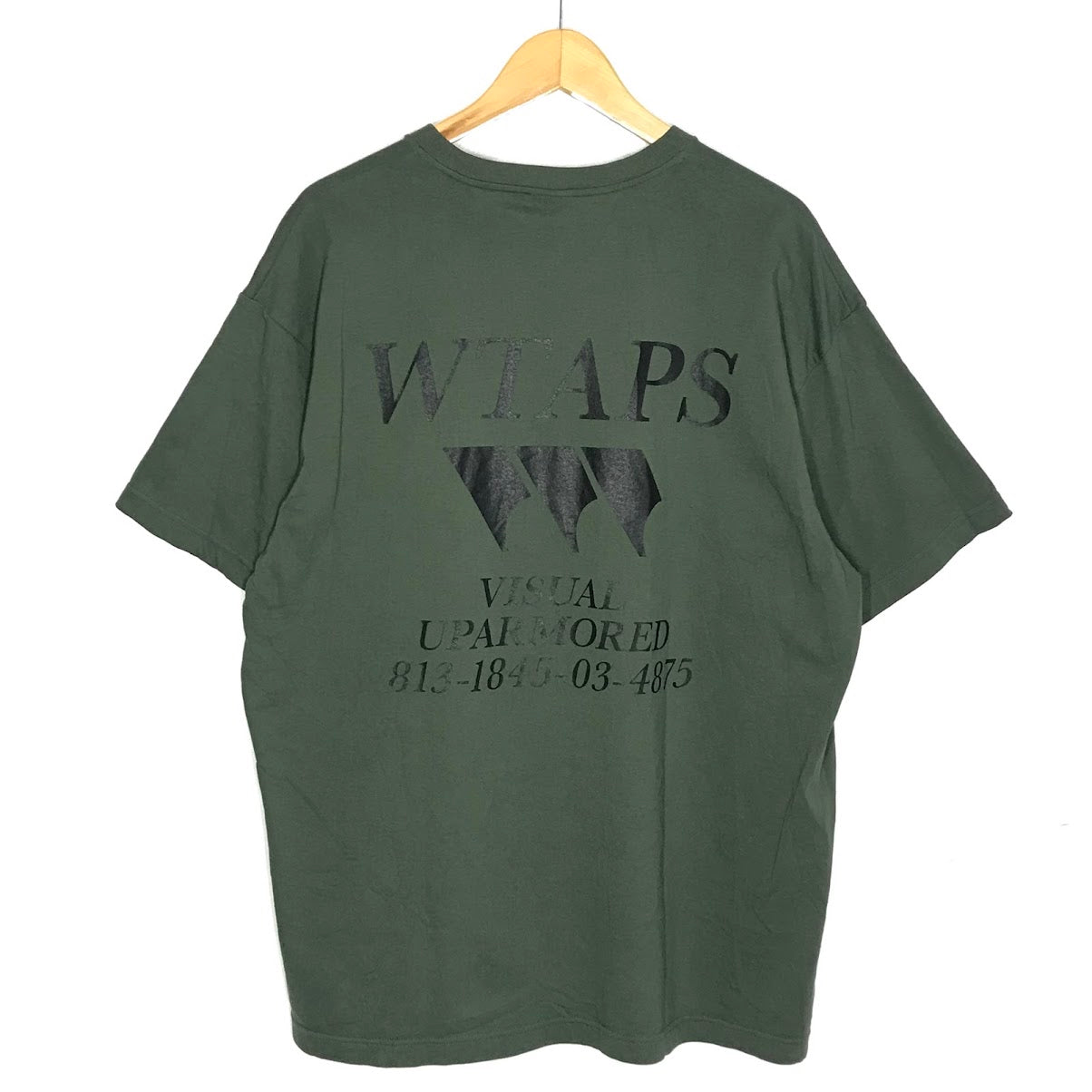 W)TAPS | ダブルタップス SS / COTTON 半袖Ｔシャツ 261ATDT-STM04S カーキグリーン サイズ：3【倉吉店】【代金引換不可・日時指定不可】【ポスト投函】