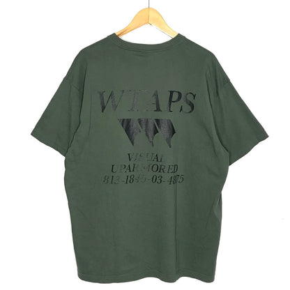W)TAPS | ダブルタップス SS / COTTON 半袖Ｔシャツ 261ATDT-STM04S カーキグリーン サイズ：3【倉吉店】【代金引換不可・日時指定不可】【ポスト投函】