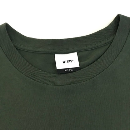 W)TAPS | ダブルタップス SS / COTTON 半袖Ｔシャツ 261ATDT-STM04S カーキグリーン サイズ：3【倉吉店】【代金引換不可・日時指定不可】【ポスト投函】
