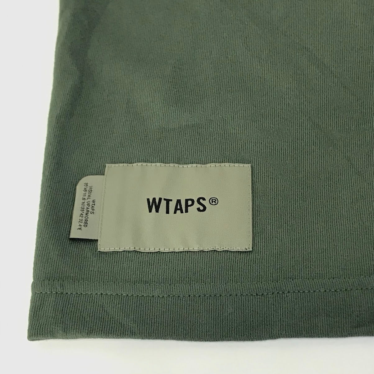 W)TAPS | ダブルタップス SS / COTTON 半袖Ｔシャツ 261ATDT-STM04S カーキグリーン サイズ：3【倉吉店】【代金引換不可・日時指定不可】【ポスト投函】