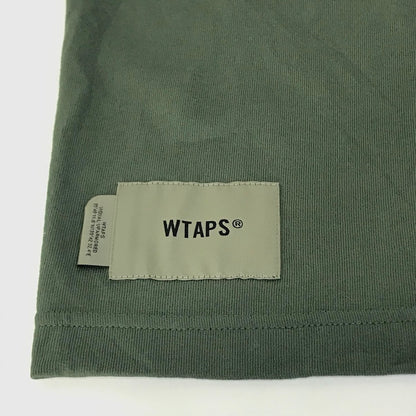 W)TAPS | ダブルタップス SS / COTTON 半袖Ｔシャツ 261ATDT-STM04S カーキグリーン サイズ：3【倉吉店】【代金引換不可・日時指定不可】【ポスト投函】