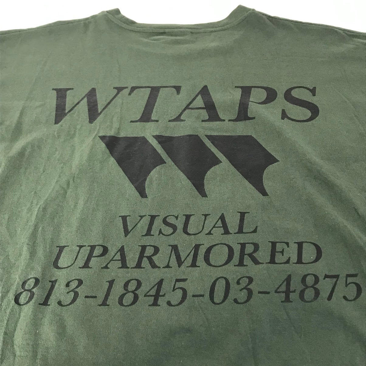 W)TAPS | ダブルタップス SS / COTTON 半袖Ｔシャツ 261ATDT-STM04S カーキグリーン サイズ：3【倉吉店】【代金引換不可・日時指定不可】【ポスト投函】