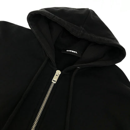 DIESEL | ディーゼル バックグラフィックプリント パーカー ブラック サイズ：S【倉吉店】