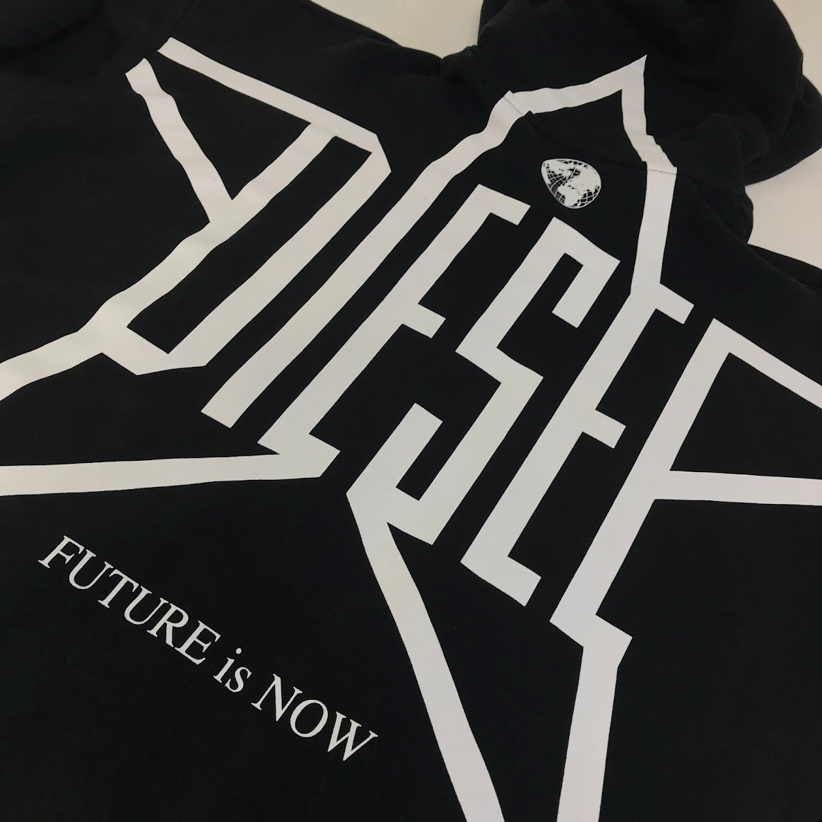 DIESEL | ディーゼル バックグラフィックプリント パーカー ブラック サイズ：S【倉吉店】