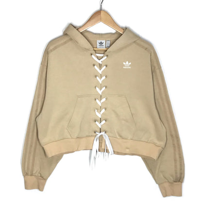 adidas Originals | アディダスオリジナルス レースアップパーカー プルオーバーパーカー パーカー HK5058 ベージュ サイズ：XS【倉吉店】