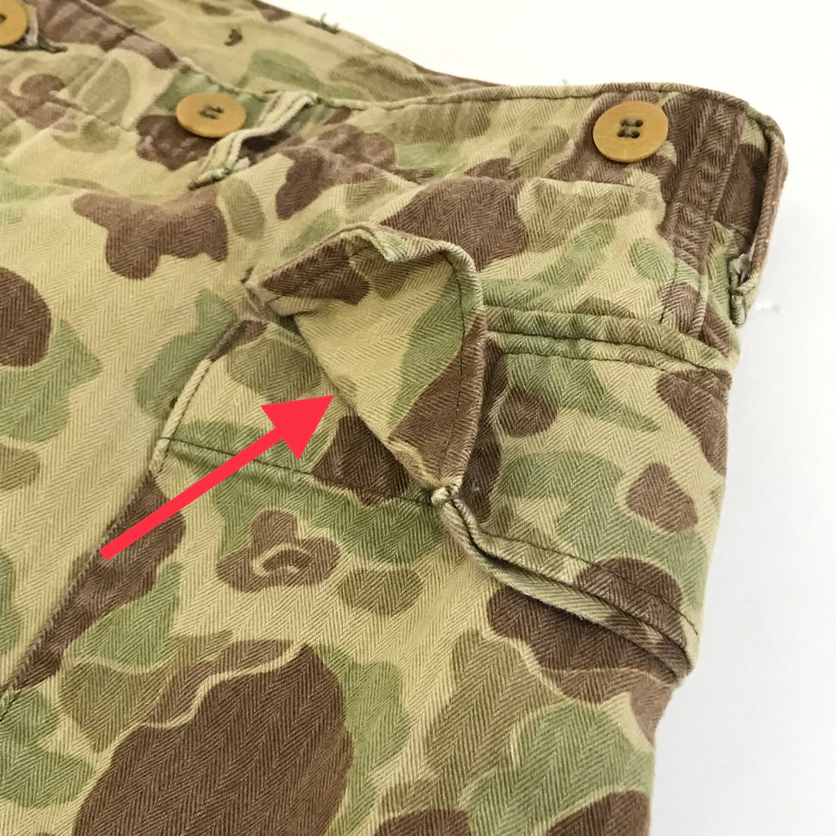 Buzz Rickson's | バズリクソンズ HERRINGBONE TWILL CAMOUFLAGE SHORTS ショートパンツ BR52660 カモ サイズ：36【倉吉店】