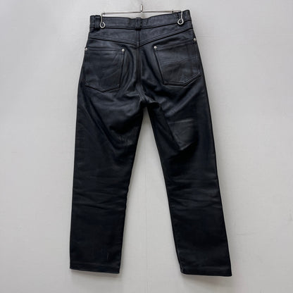 schott | ショット 5POCKET LEATHER PANTS パンツ ブラック サイズ：30【加古川店】
