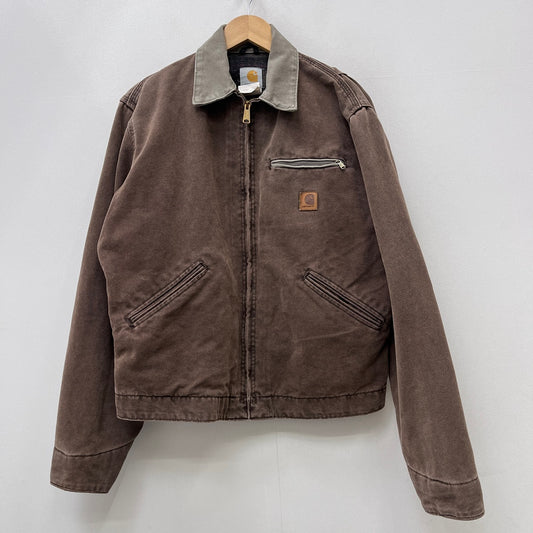 Carhartt | カーハート Detroit Jacket ﾌﾞﾗﾝｹｯﾄﾗｲﾅｰ USA製 02年製 その他アウター J97CHT ブラウン サイズ：M【加古川店】