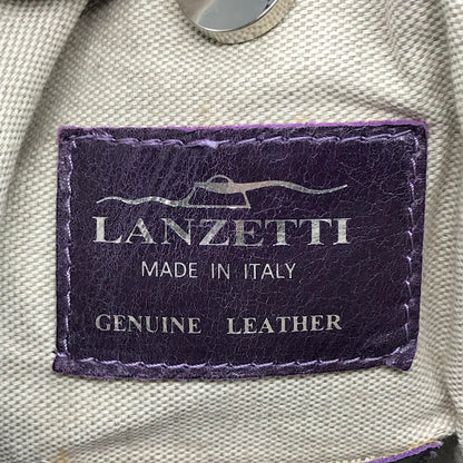 LANZETTI｜ランゼッティ ベルベット チェーン ショルダーバッグ ショルダーバッグ パープル【倉吉店】