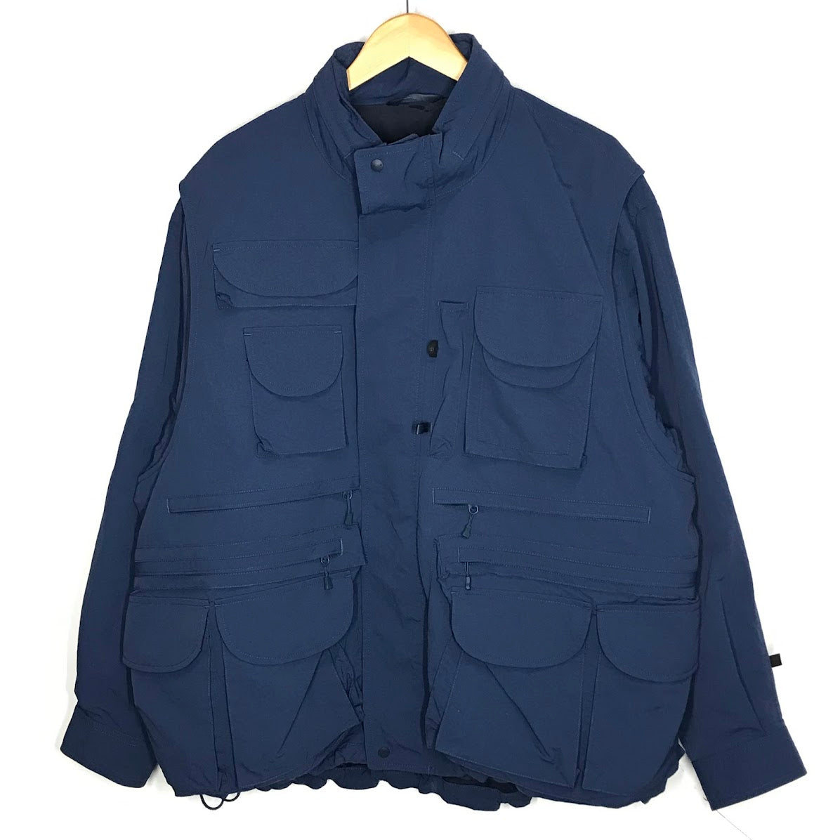 DAIWA PIER39 | ダイワピア TECH 2WAY PERFECT FISHING JACKET フィッシングジャケット ナイロンジャケット BJ-25023W ネイビー サイズ：L【倉吉店】