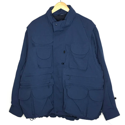 DAIWA PIER39 | ダイワピア TECH 2WAY PERFECT FISHING JACKET フィッシングジャケット ナイロンジャケット BJ-25023W ネイビー サイズ：L【倉吉店】