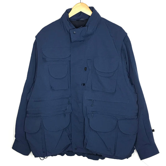 DAIWA PIER39 | ダイワピア TECH 2WAY PERFECT FISHING JACKET フィッシングジャケット ナイロンジャケット BJ-25023W ネイビー サイズ：L【倉吉店】
