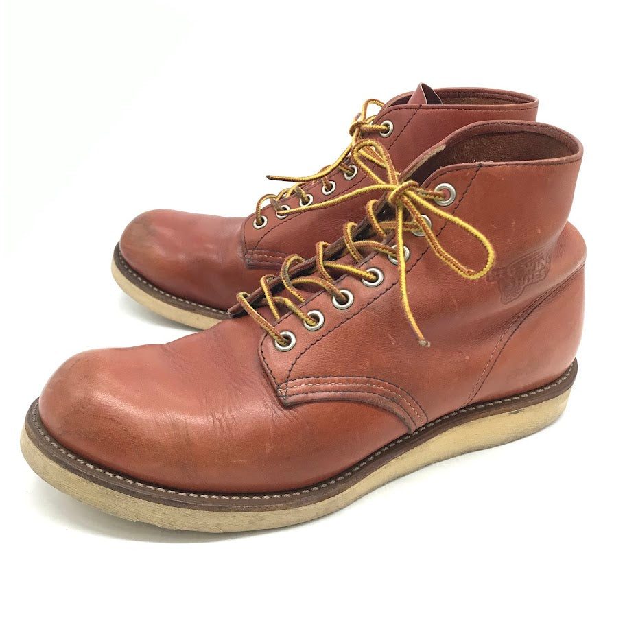 RED WING | レッドウィング 6' ROUND-TOE ブーツ 8166 レッド 26.5cm【倉吉店】