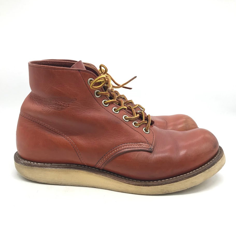 RED WING | レッドウィング 6' ROUND-TOE ブーツ 8166 レッド 26.5cm【倉吉店】