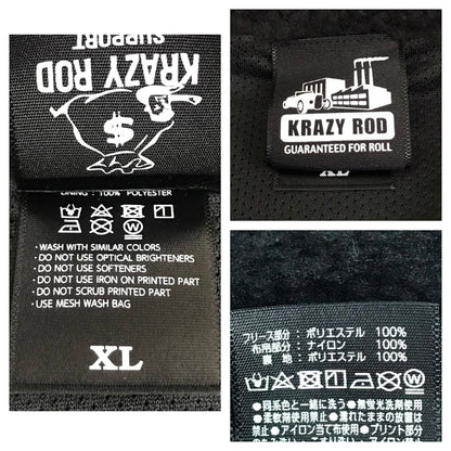 KRAZY ROD｜クレイジーロッド　ボアジャケット その他アウター ブラック サイズ：XL【倉吉店】