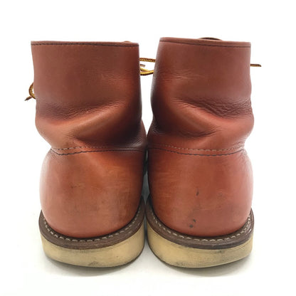 RED WING | レッドウィング 6' ROUND-TOE ブーツ 8166 レッド 26.5cm【倉吉店】