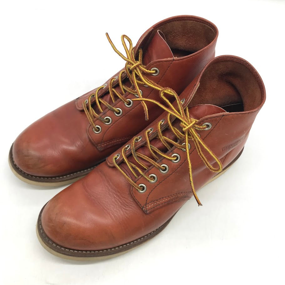 RED WING | レッドウィング 6' ROUND-TOE ブーツ 8166 レッド 26.5cm【倉吉店】