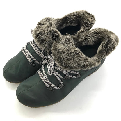 ONITSUKA TIGER | オニツカタイガー MONTE POKHARA フェイクファーブーツ スニーカー TH9B2N カーキグリーン 26.5cm【倉吉店】
