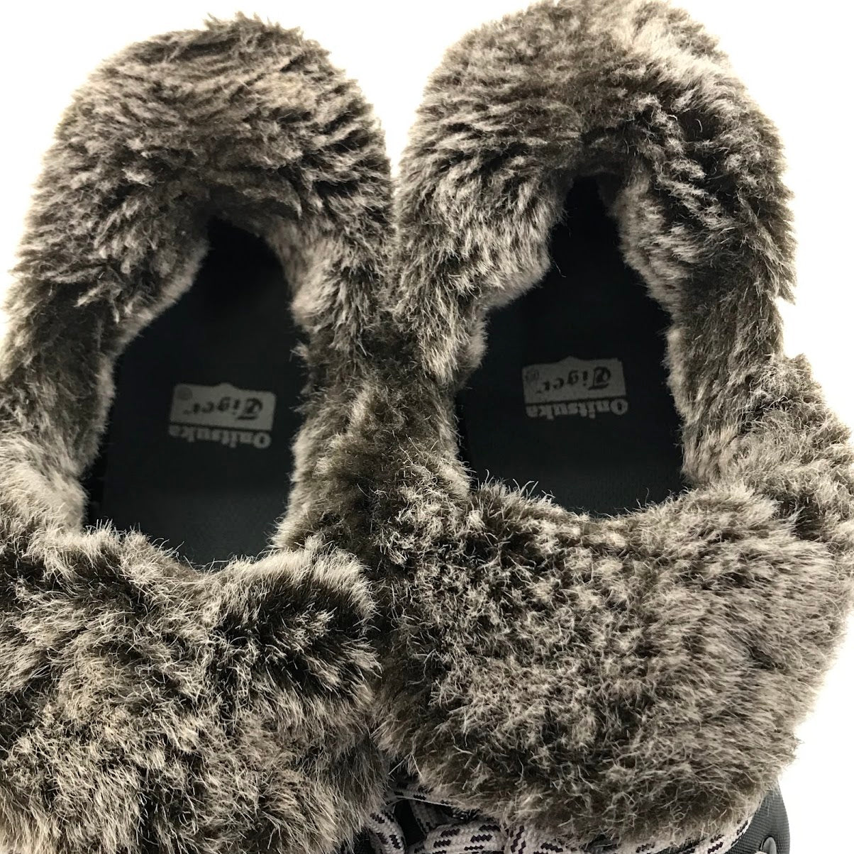 ONITSUKA TIGER | オニツカタイガー MONTE POKHARA フェイクファーブーツ スニーカー TH9B2N カーキグリーン 26.5cm【倉吉店】