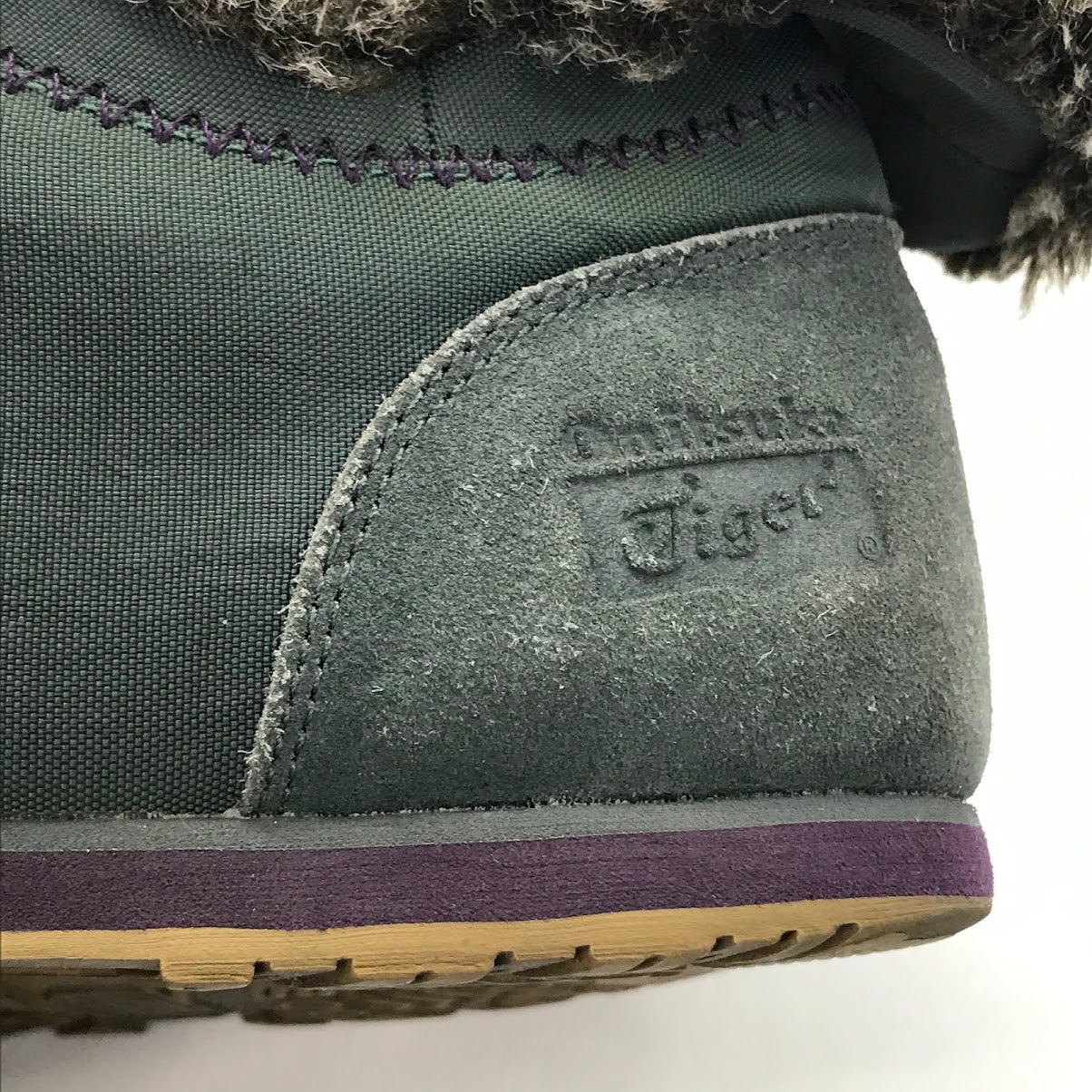 ONITSUKA TIGER | オニツカタイガー MONTE POKHARA フェイクファーブーツ スニーカー TH9B2N カーキグリーン 26.5cm【倉吉店】