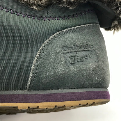 ONITSUKA TIGER | オニツカタイガー MONTE POKHARA フェイクファーブーツ スニーカー TH9B2N カーキグリーン 26.5cm【倉吉店】