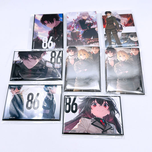 その他ホビー くじ引き堂 86-エイティシックス- オンラインくじ スクエア缶バッジ まとめ売り シンエイ・ノウゼン 4巻カバーイラストなど【倉吉店】【代金引換不可・日時指定不可】【ポスト投函】