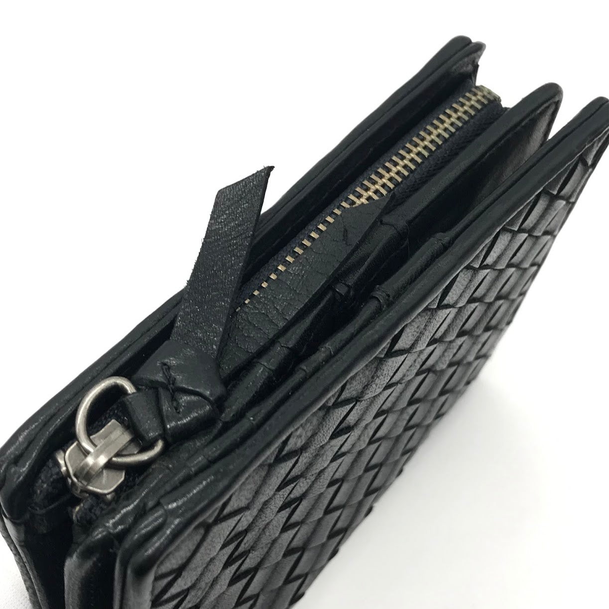 DOUBLES | ダブルス 二つ折り財布 ブラック【倉吉店】