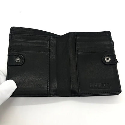 DOUBLES | ダブルス 二つ折り財布 ブラック【倉吉店】