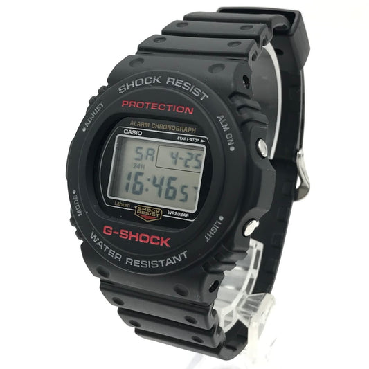 G-SHOCK | ジーショック デジタルクォーツ 腕時計 DW-5750E-1JF ブラック【倉吉店】