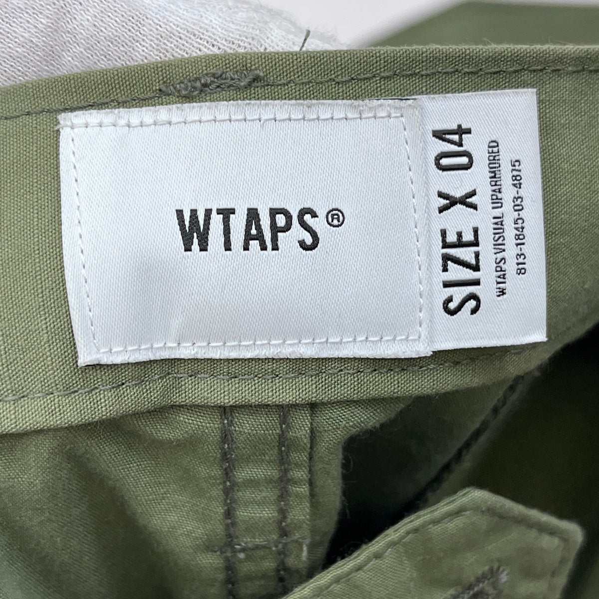 W)TAPS | ダブルタップス TROUSERS / NYCO. RIPSTOP カーゴパンツ 231WVDT-PTM09 カーキ サイズ：4【加古川店】