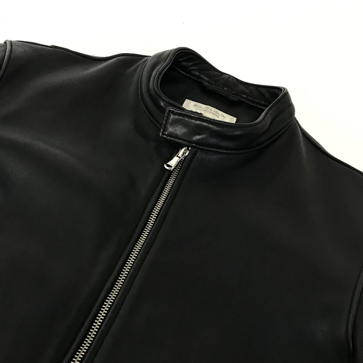 UNITED ARROWS | ユナイテッドアローズ BY シープ シングルライダース レザー 1225-199-5988 ブラック サイズ：L【倉吉店】