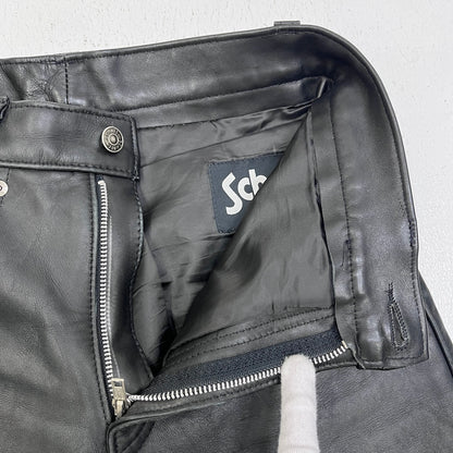 schott | ショット 5POCKET LEATHER PANTS パンツ ブラック サイズ：30【加古川店】