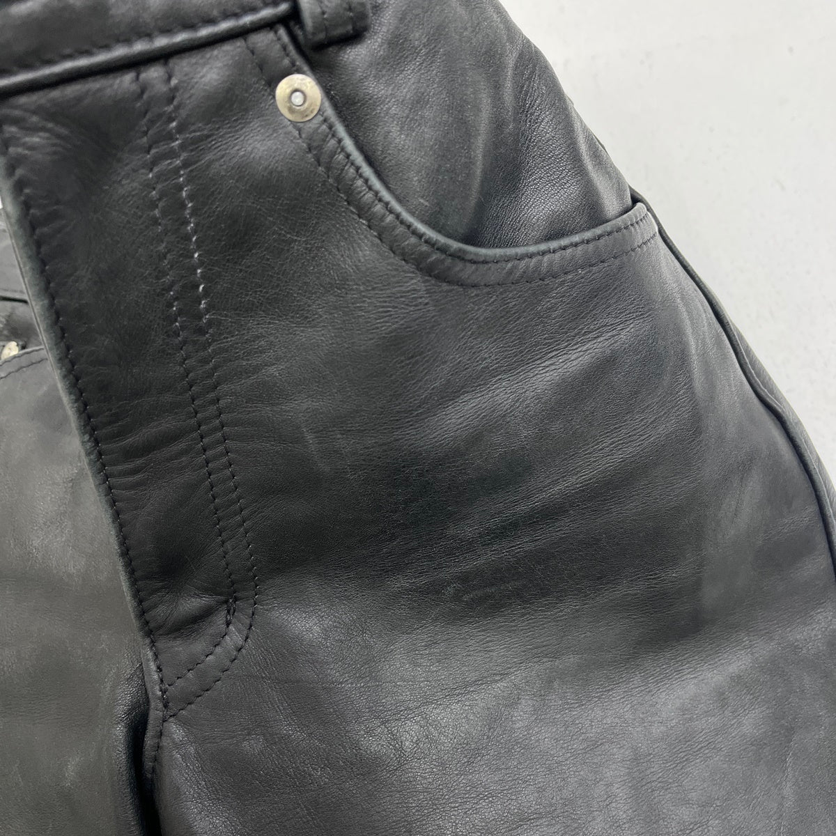 schott | ショット 5POCKET LEATHER PANTS パンツ ブラック サイズ：30【加古川店】