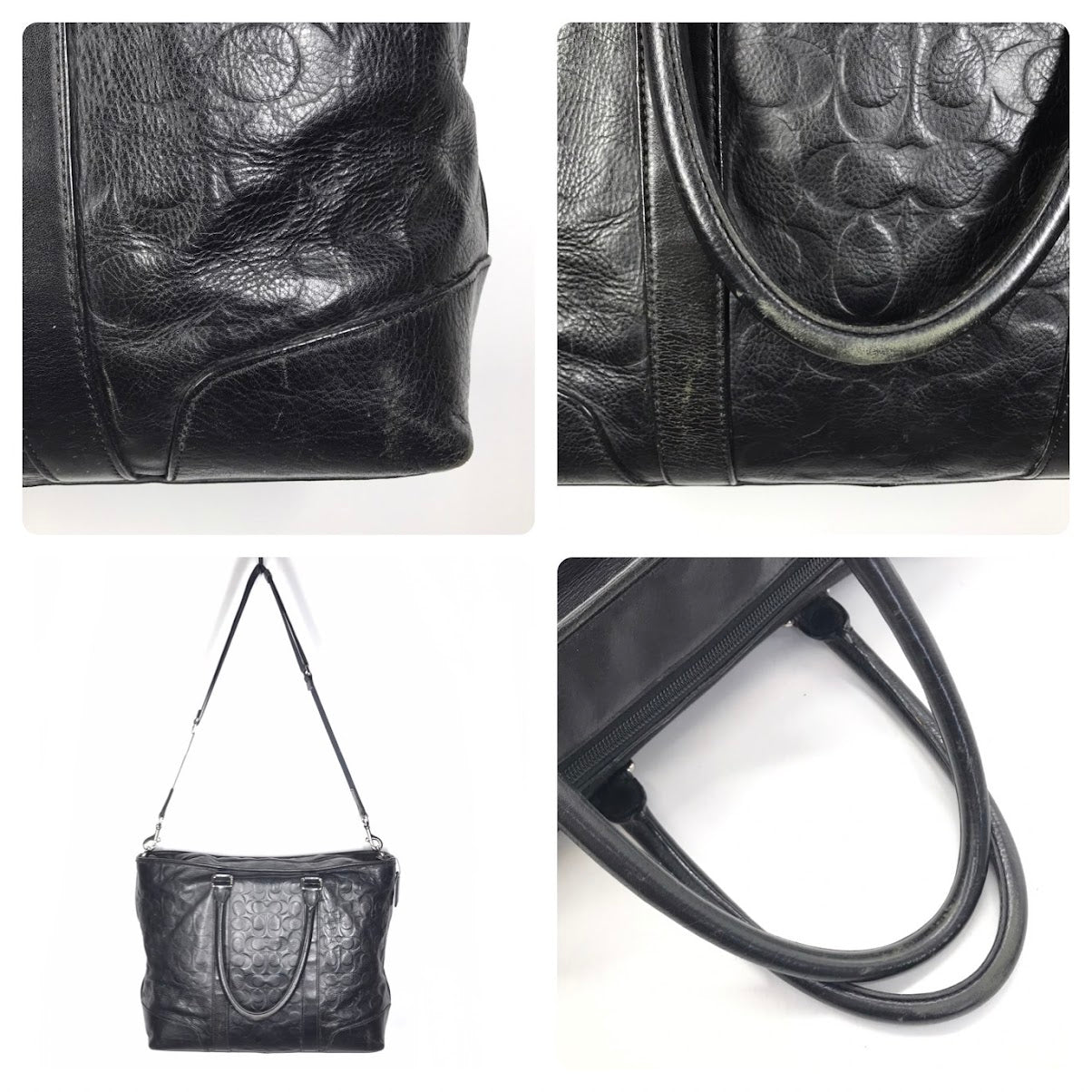 COACH | コーチ HERITAGE WEB LEATHER その他バッグ F71136 ブラック【倉吉店】