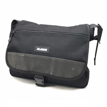 X-LARGE | エクストララージ POSTMAN SHOULDER BAG メッセンジャーバッグ 101223053001 ブラック【倉吉店】