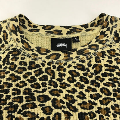 STUSSY | ステューシー Basic Stussy Thermal サーマルロンT 長袖Ｔシャツ 1140356 レオパード柄 サイズ：L【倉吉店】