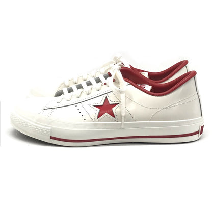 CONVERSE | コンバース ONE STAR J ワンスター レザー スニーカー ホワイト 26.5cm【倉吉店】