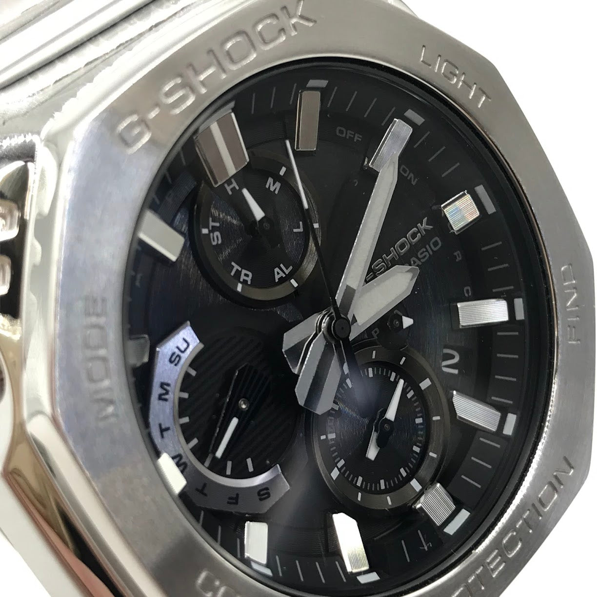 G-SHOCK | ジーショック FULL METAL フルメタル アナデジソーラー 腕時計 GMC-B2100S-1AJF シルバー【倉吉店】