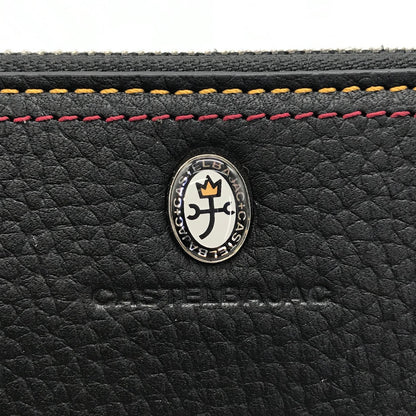 CASTEL BAJAC | カステルバジャック スレッド/ラウンドファスナー 長財布 036625 ブラック【倉吉店】