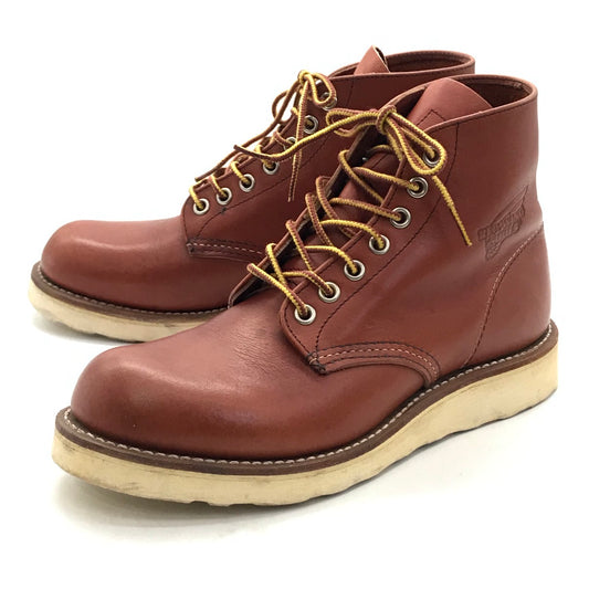 RED WING | レッドウィング IRISH SETTER 6' ROUND-TOE アイリッシュセッター・ラウンドトゥ ブーツ 8166 ブラウン 23.5cm【倉吉店】