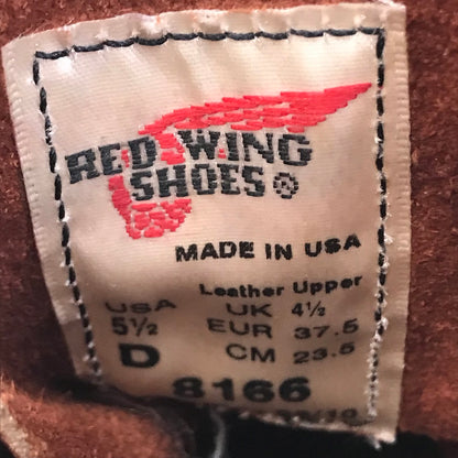 RED WING | レッドウィング IRISH SETTER 6' ROUND-TOE アイリッシュセッター・ラウンドトゥ ブーツ 8166 ブラウン 23.5cm【倉吉店】