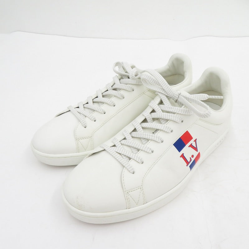 LOUIS VUITTON | ルイ・ヴィトン ルクセンブルグ・ライン スニーカー 1A44ZN ホワイト 25.5cm【瀬戸大橋店】