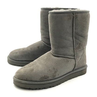 UGG | アグ CLASSIC SHORT クラシックショート ムートンブーツ ブーツ 5800 M グレー 27cm【倉吉店】