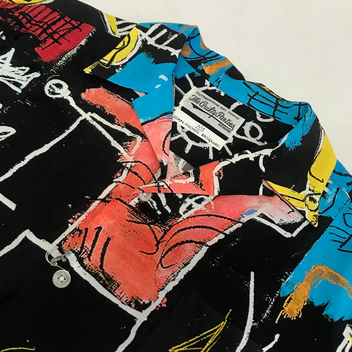 WACKOMARIA | ワコマリア 22SS JEAN-MICHEL BASQUIAT S/S HAWAIIAN SHIRT 総柄アロハシャツ 半袖シャツ BASQUIAT-WM-HI10 ブラック サイズ：L【倉吉店】