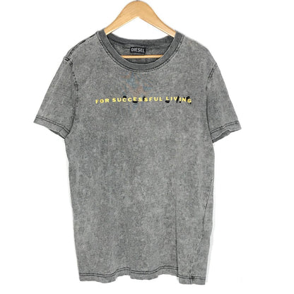 DIESEL | ディーゼル ダメージ加工半袖Tシャツ 半袖Ｔシャツ チャコールグレー サイズ：M【倉吉店】