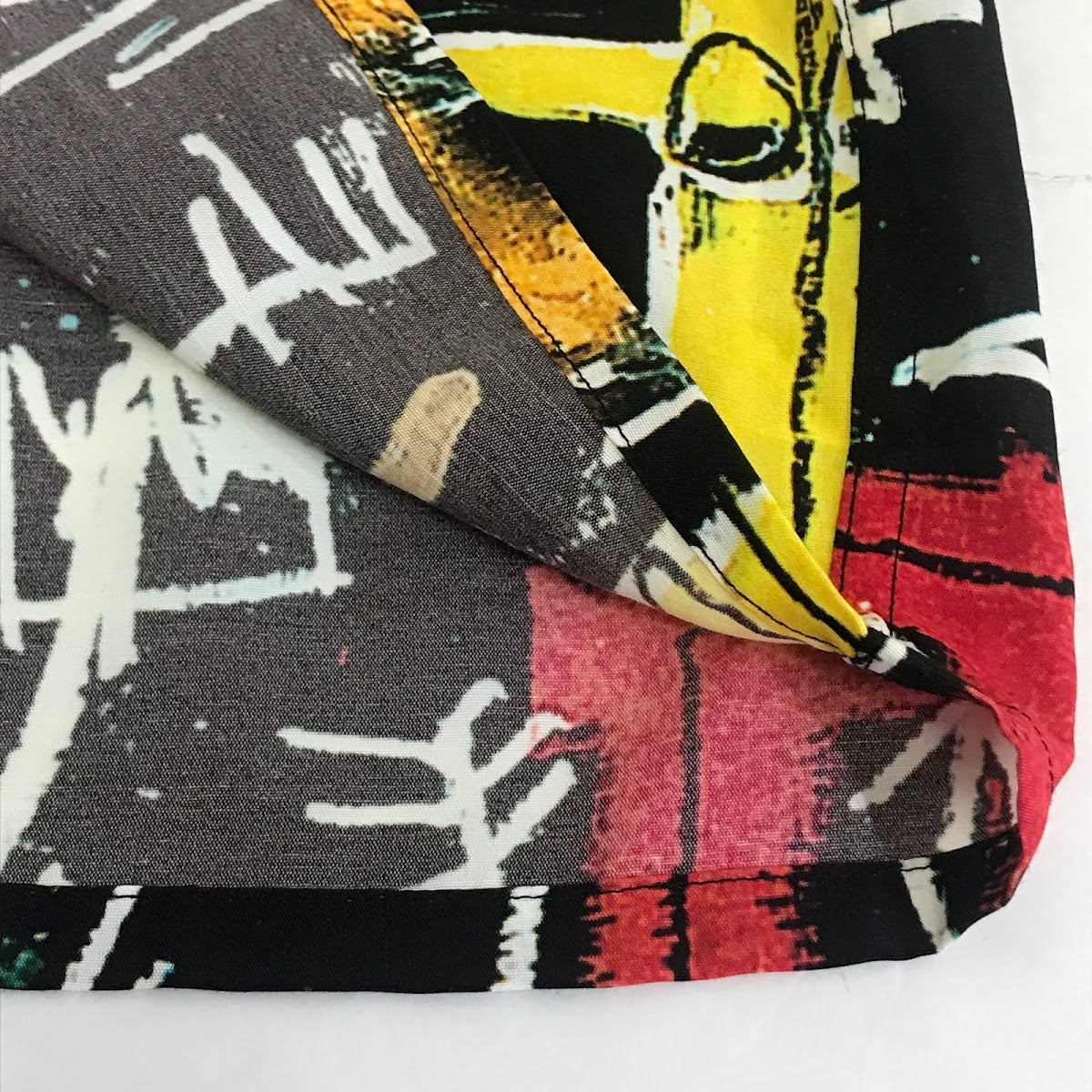 WACKOMARIA | ワコマリア 22SS JEAN-MICHEL BASQUIAT S/S HAWAIIAN SHIRT 総柄アロハシャツ 半袖シャツ BASQUIAT-WM-HI10 ブラック サイズ：L【倉吉店】