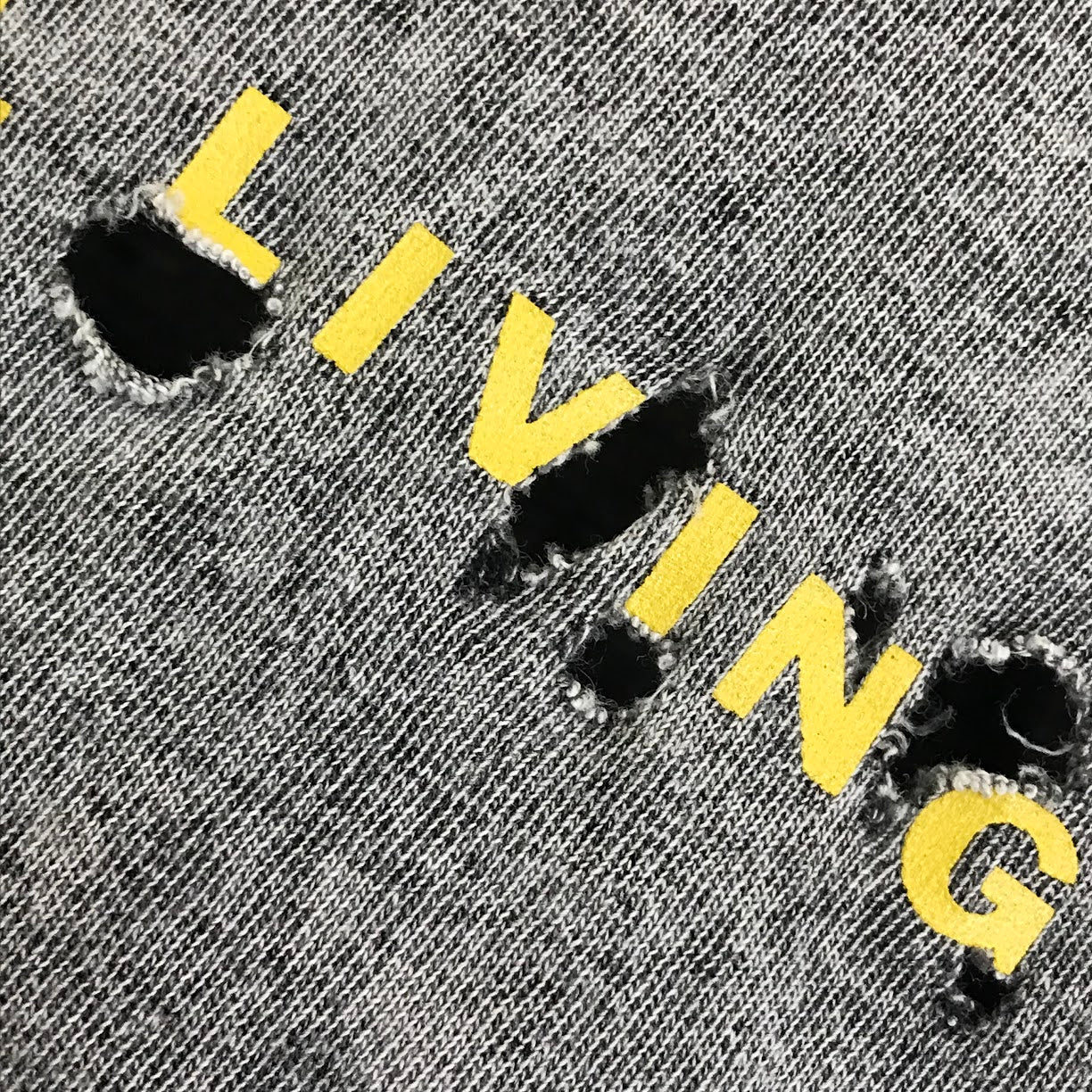 DIESEL | ディーゼル ダメージ加工半袖Tシャツ 半袖Ｔシャツ チャコールグレー サイズ：M【倉吉店】