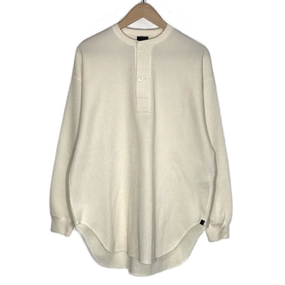 DAIWA PIER39 | ダイワピア TECH THERMAL HENLEY CREW L/S サーマルロンT 長袖Ｔシャツ BE-33023WL ホワイト【倉吉店】