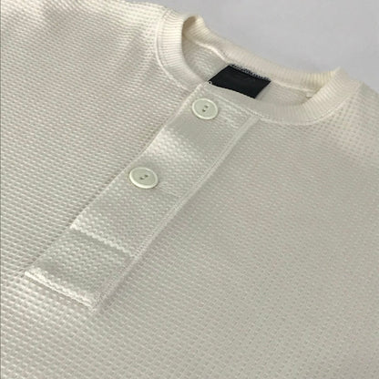 DAIWA PIER39 | ダイワピア TECH THERMAL HENLEY CREW L/S サーマルロンT 長袖Ｔシャツ BE-33023WL ホワイト【倉吉店】