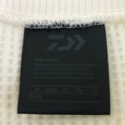 DAIWA PIER39 | ダイワピア TECH THERMAL HENLEY CREW L/S サーマルロンT 長袖Ｔシャツ BE-33023WL ホワイト【倉吉店】